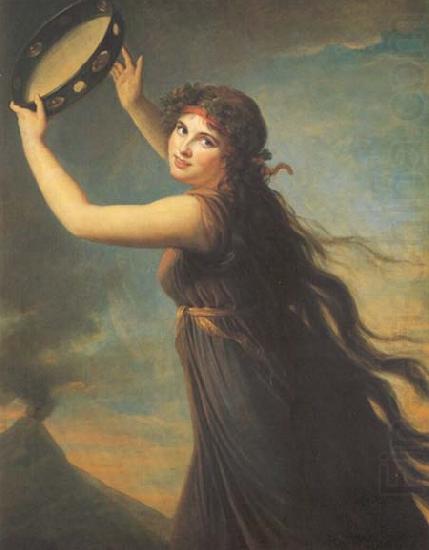 Portrait of Emma, Lady Hamilton, elisabeth vigee-lebrun